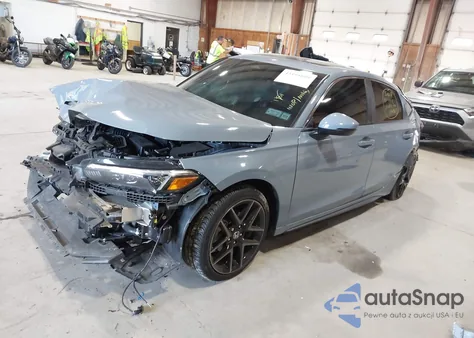 2024 Honda Civic Sport Touring из США, поврежденный, VIN 19XFL1H84RE015722